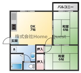 ガーデンヒルズの物件間取画像